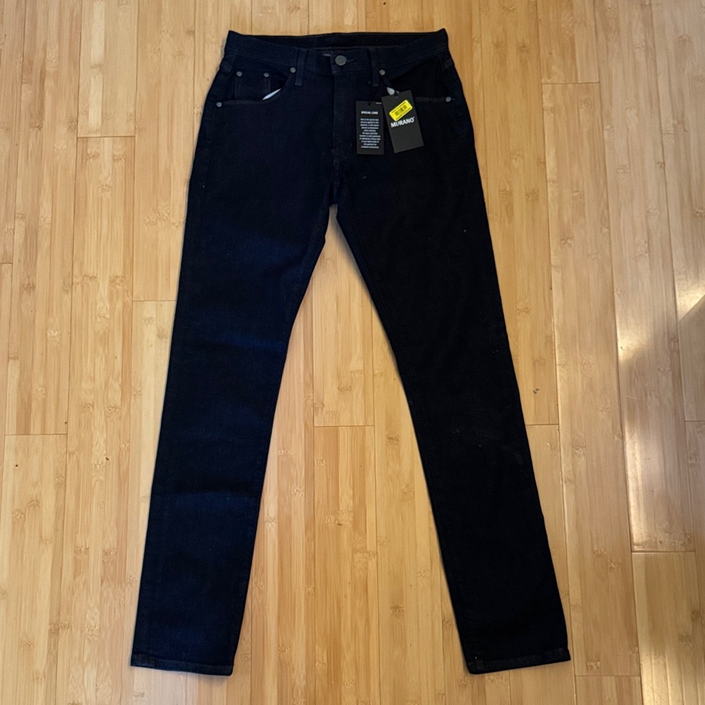 Murano Men's Black Slim Jeans NWT 29x32